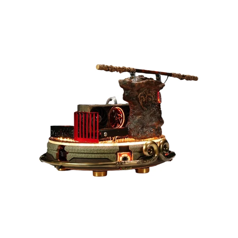 Split e-sports game theme desktop water cooling 285K 5090 complete computer host