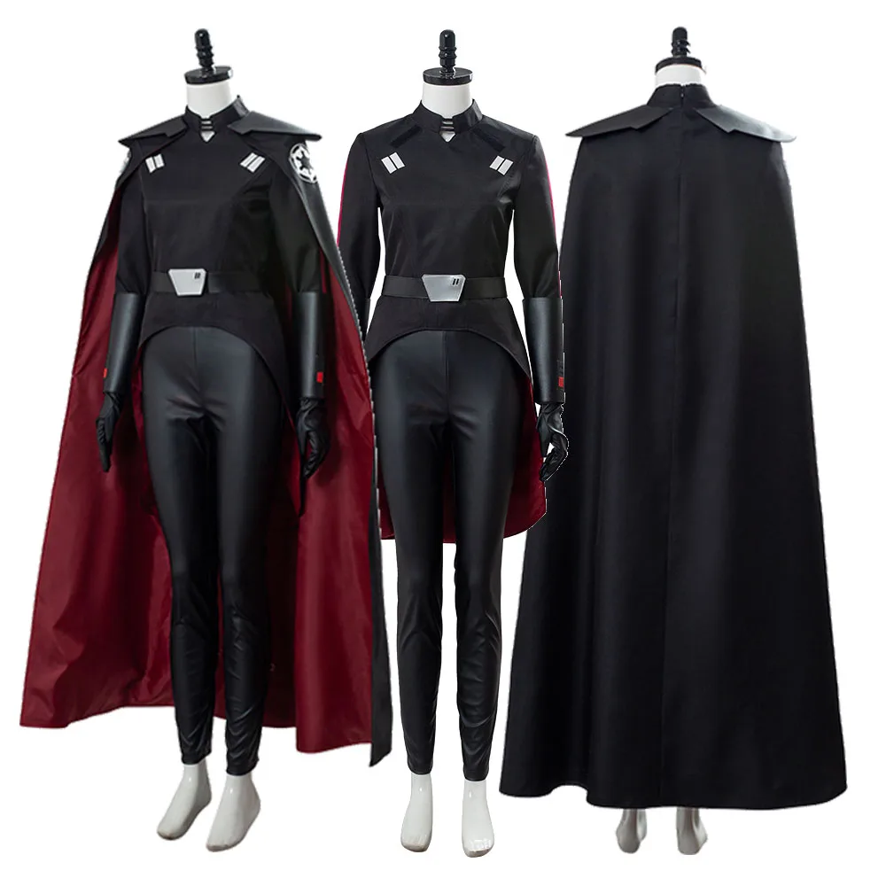 Halloween Carnival Second Cosplay Sister  Fantasy Costume Adult Women Tops Uniform Pants Cloak Belt Outfits Party Suit