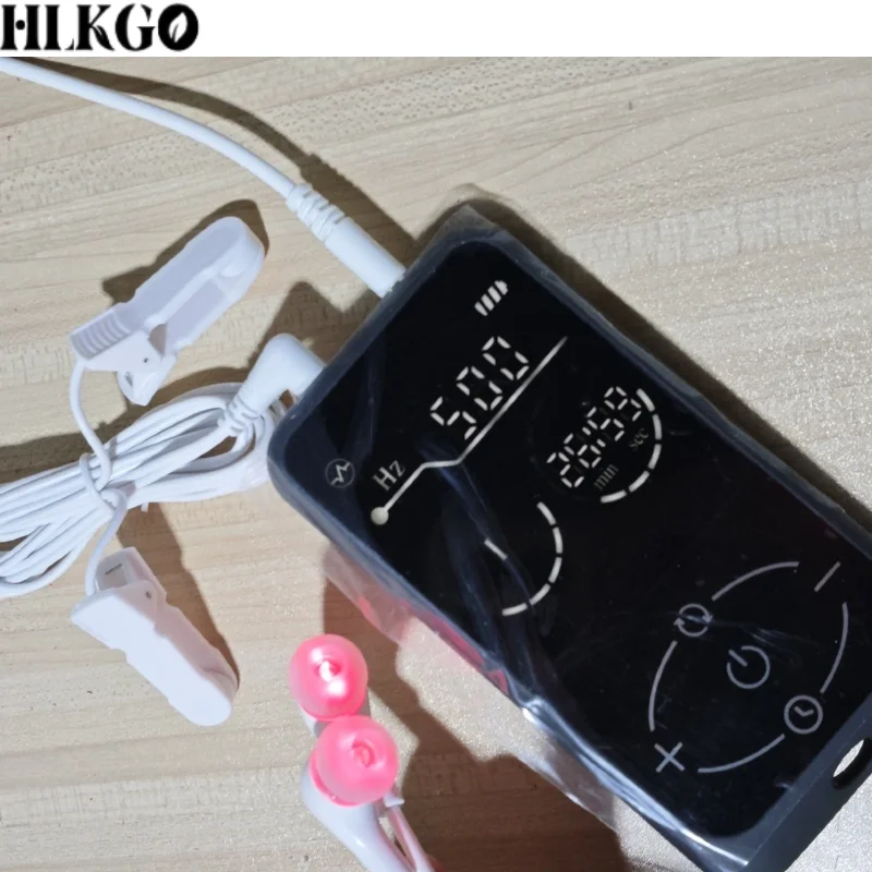 

CES Therapy Device, Brain Electronic Stimulation for Sleep Insomnia Anxiety Relief, Massage Ear Clip with Electrodes