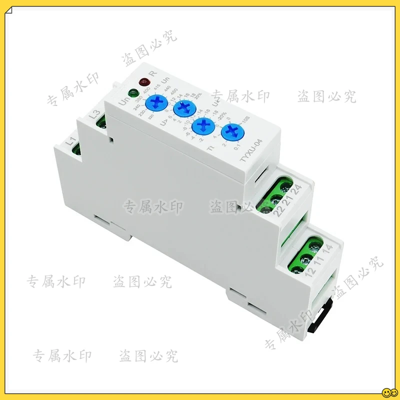 TYXU-04 forThree Phase Voltage Control Relay Phase Sequence Phase Failure Over Voltage Undervoltage Protection