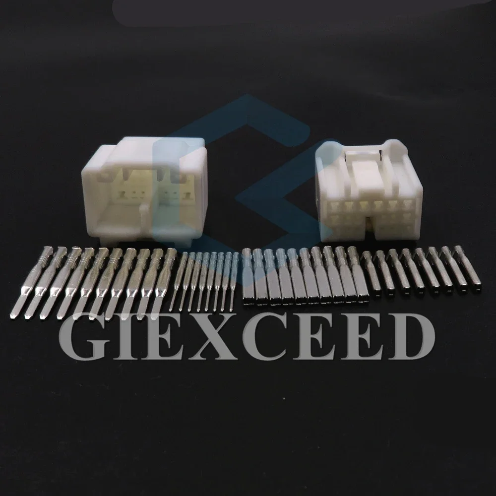 

1 комплект, 18-контактный автомобильный пластиковый корпус, розетка для проводки 6098-5650 6098-5659, автоматическая сборка переменного тока, док-станция, электрический композитный разъем