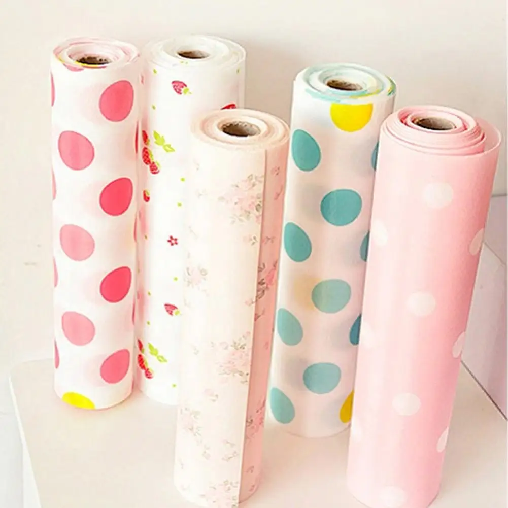 Multi Colors Waterproof Drawer Paper Plastic Printed Wallpaper Colorful Mat Wardrobe Kitchen Cabinet Pad For All Purpose