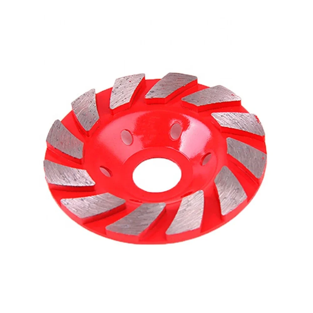 Juego de 9 discos abrasivos de diamante para hormigón, granito y mármol, disco segmentado de fila Turbo de 3 pulgadas con 4 almohadillas de piedra