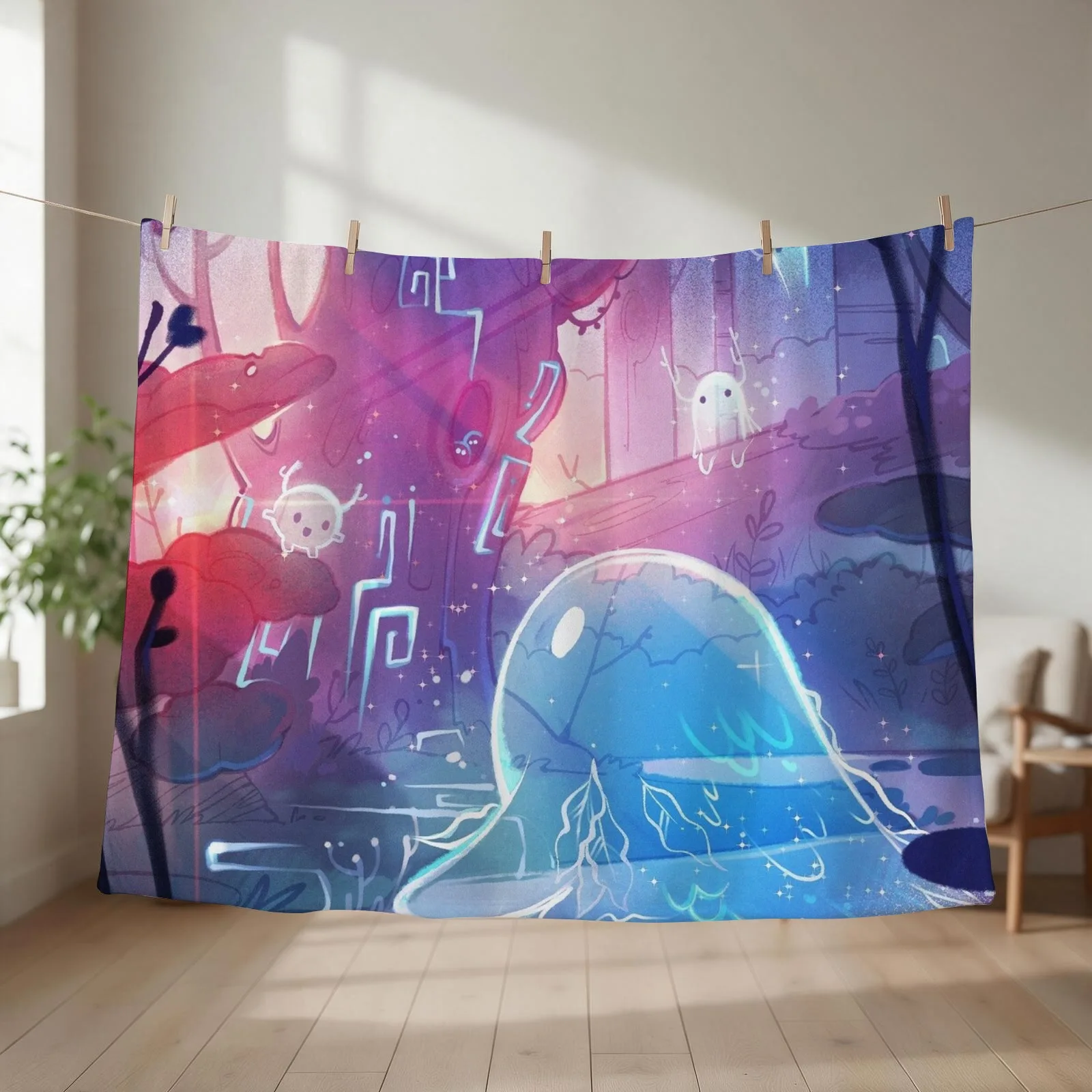 The Silence of Dawn Throw Blanket Blankets For Bed Soft Plush Plaid decorative Summer Blankets