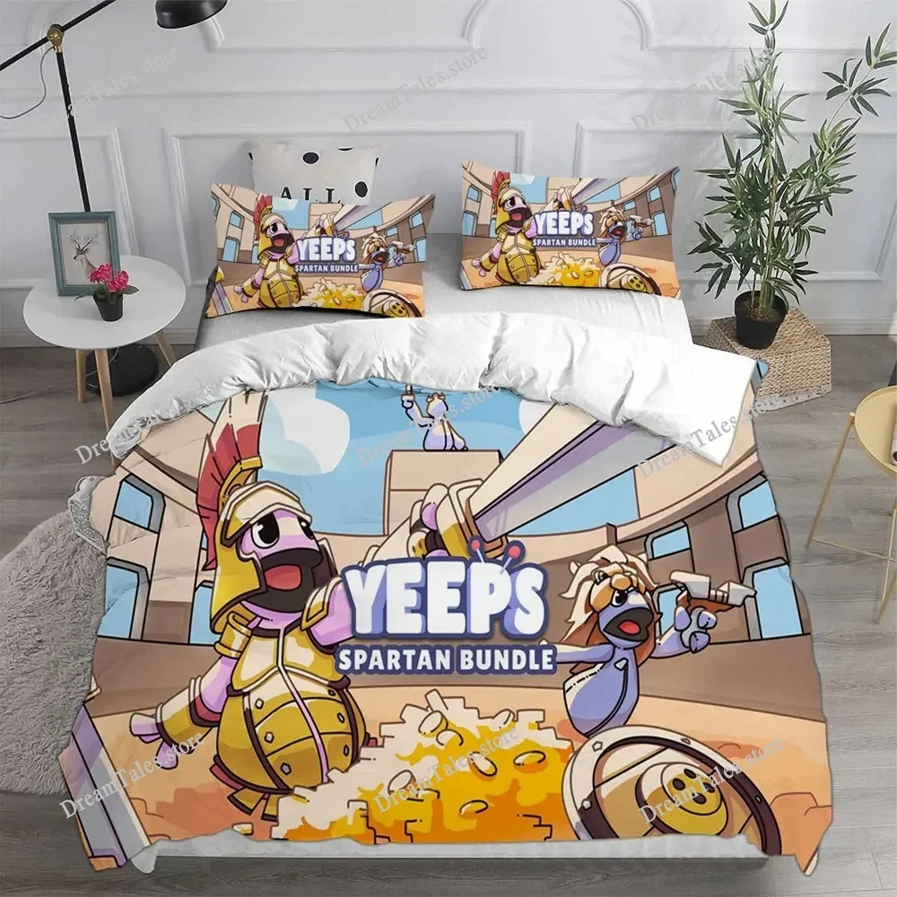 

3D Print Game Yeeps Hide and Seek Bedding Sets Exquisite Bed Supplies Set Duvet Cover Bed Comforter Set Luxury Birthday Gift
