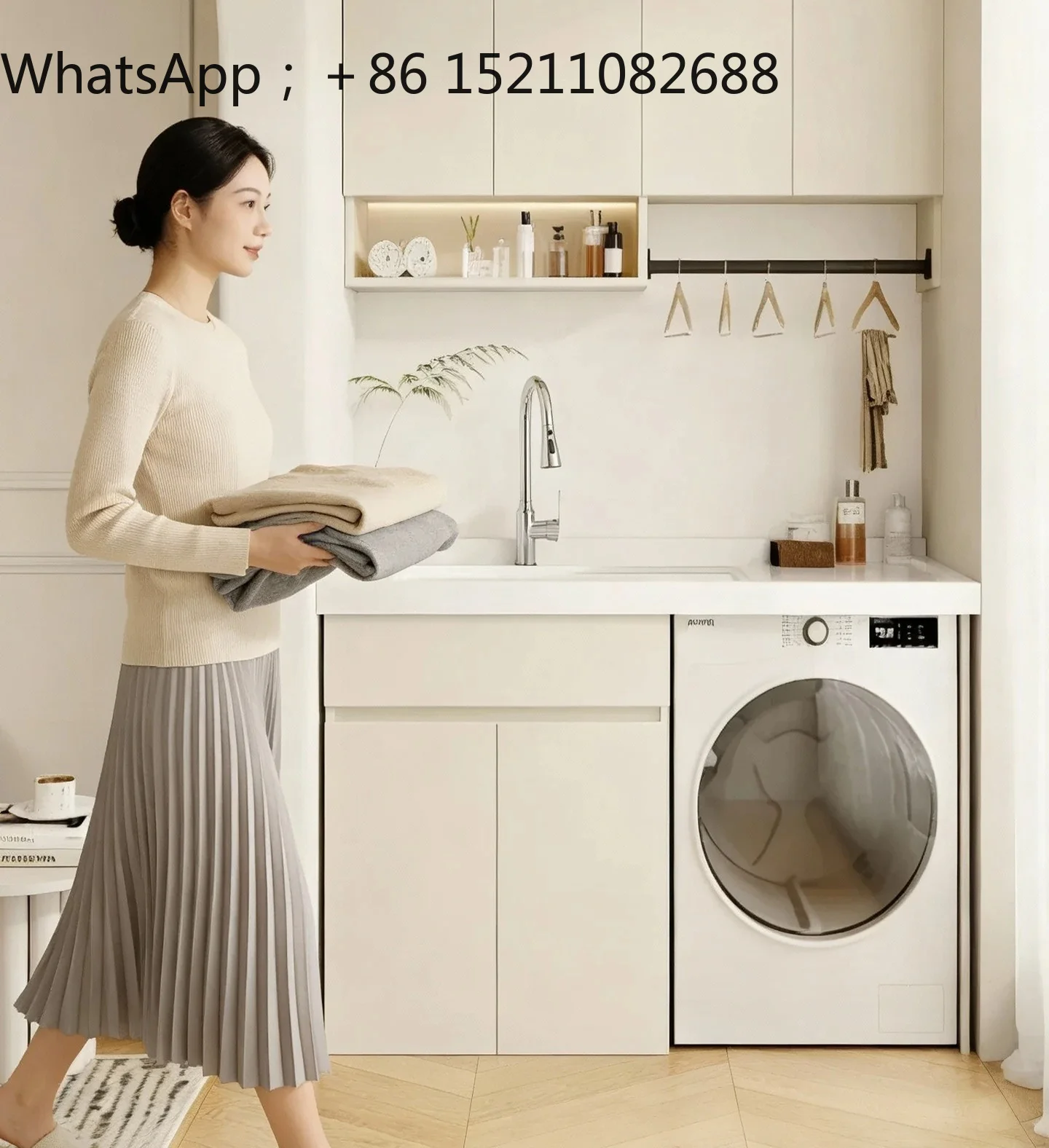 LLY balcony washing machine cabinet laundry pool basin integrated cabinet dryer significant other combination drum