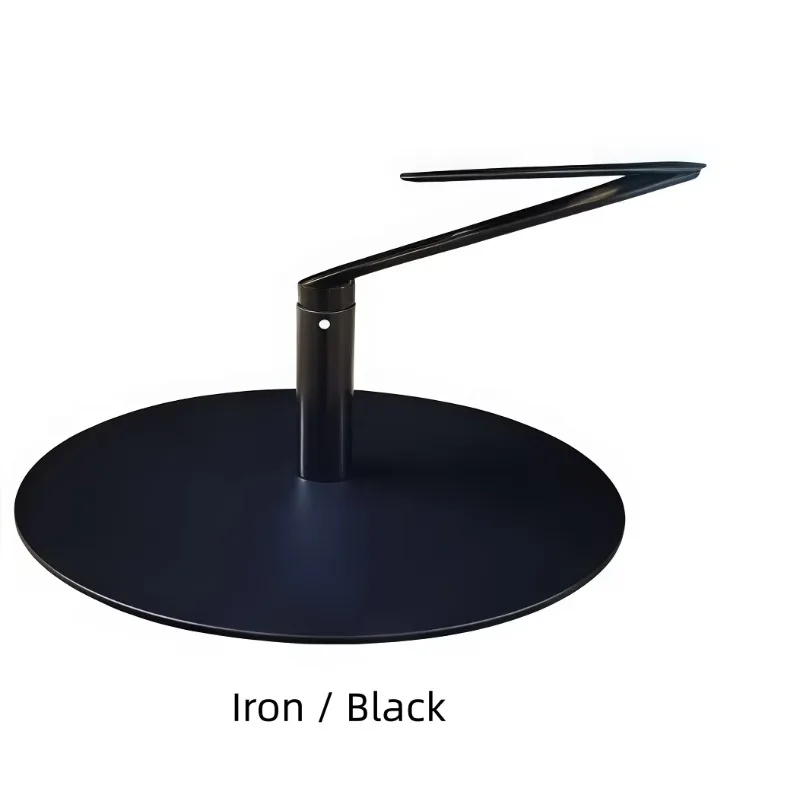 360 ° rotating self-returning chair leg base Z-bracket, flat round chair leg, heavy furniture base, leisure chair base