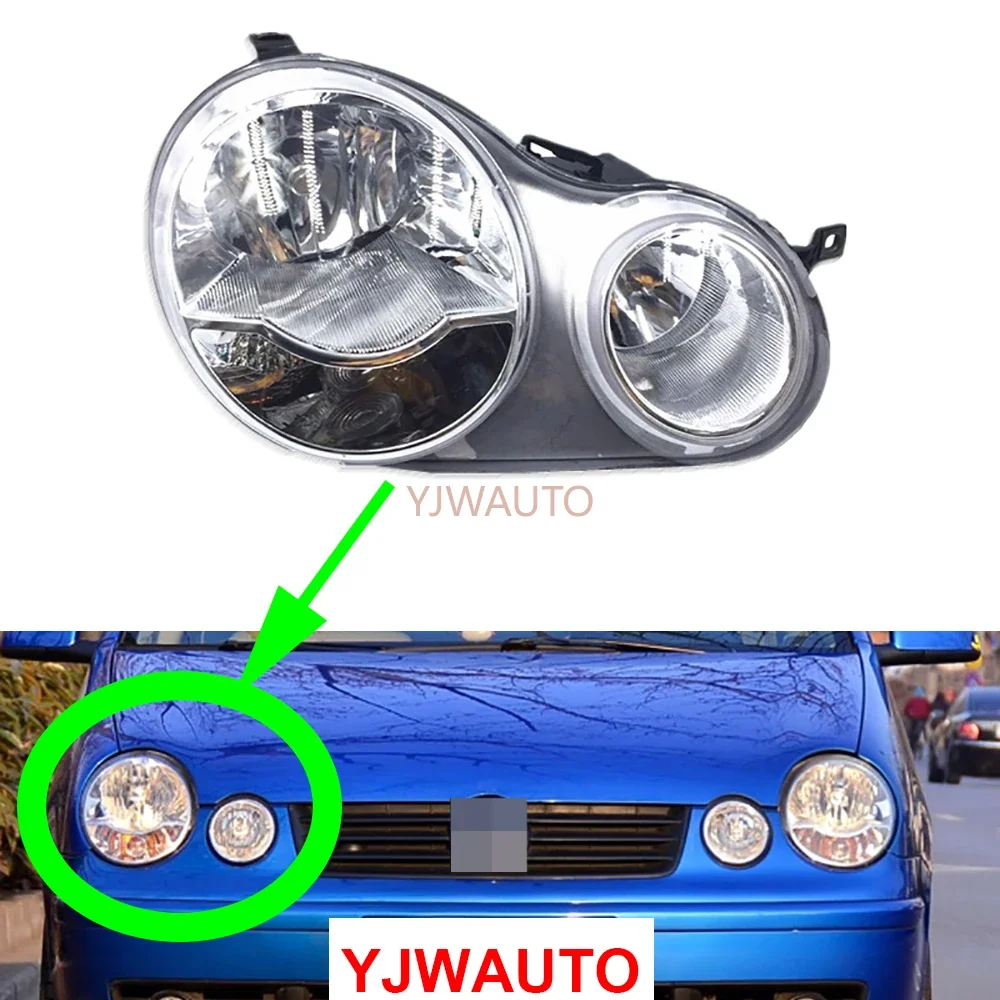 For VW Polo Vento Fox 2002 2003 2004 2005 Car Headlamp Headlight Assembly Replacement Front Whole Auto Light Assembly