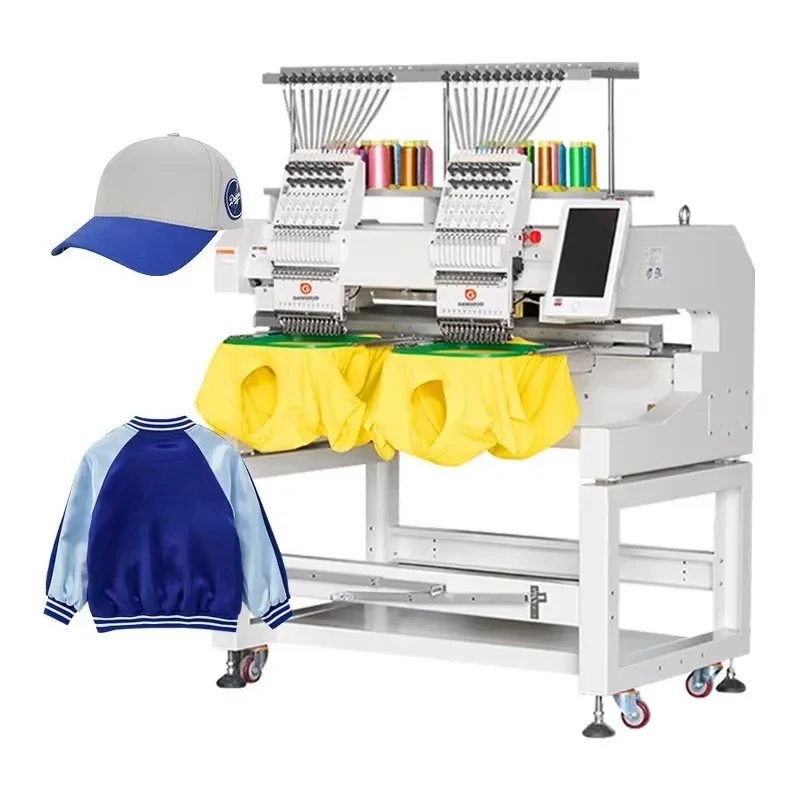 10-Pin new Pr1000e t-shirt logo Pr1050x computer commercial embroidery machine Bordadora Parches Avance