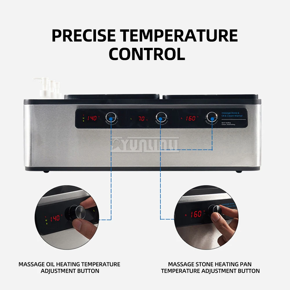 Yunlin Li Hot Stone Heating Pot Essential Oil Heater 2-In-1 Energy Stone Heating Pot Heating