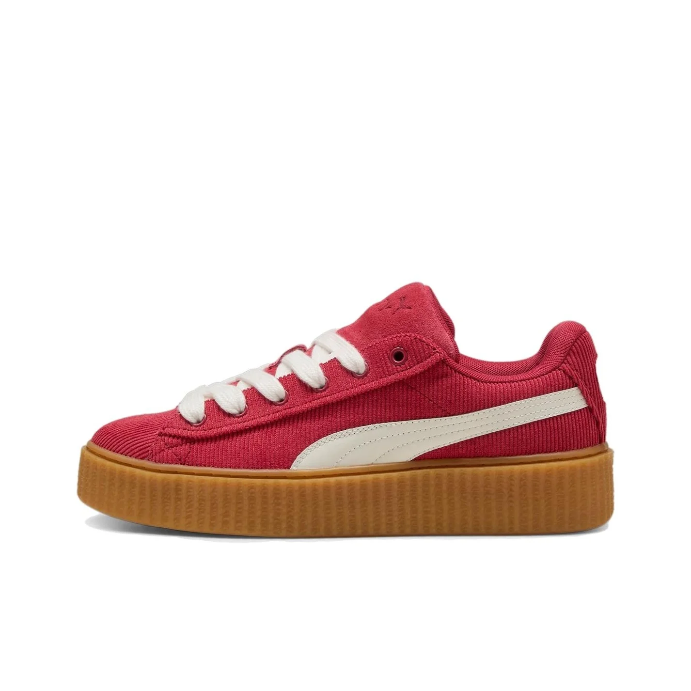 FENTY BEAUTY x PUMA Creeper Phatty Abrasion Resistant Abrasion Resistant Low top Skateboard Shoes Unisex Red White 399870-04