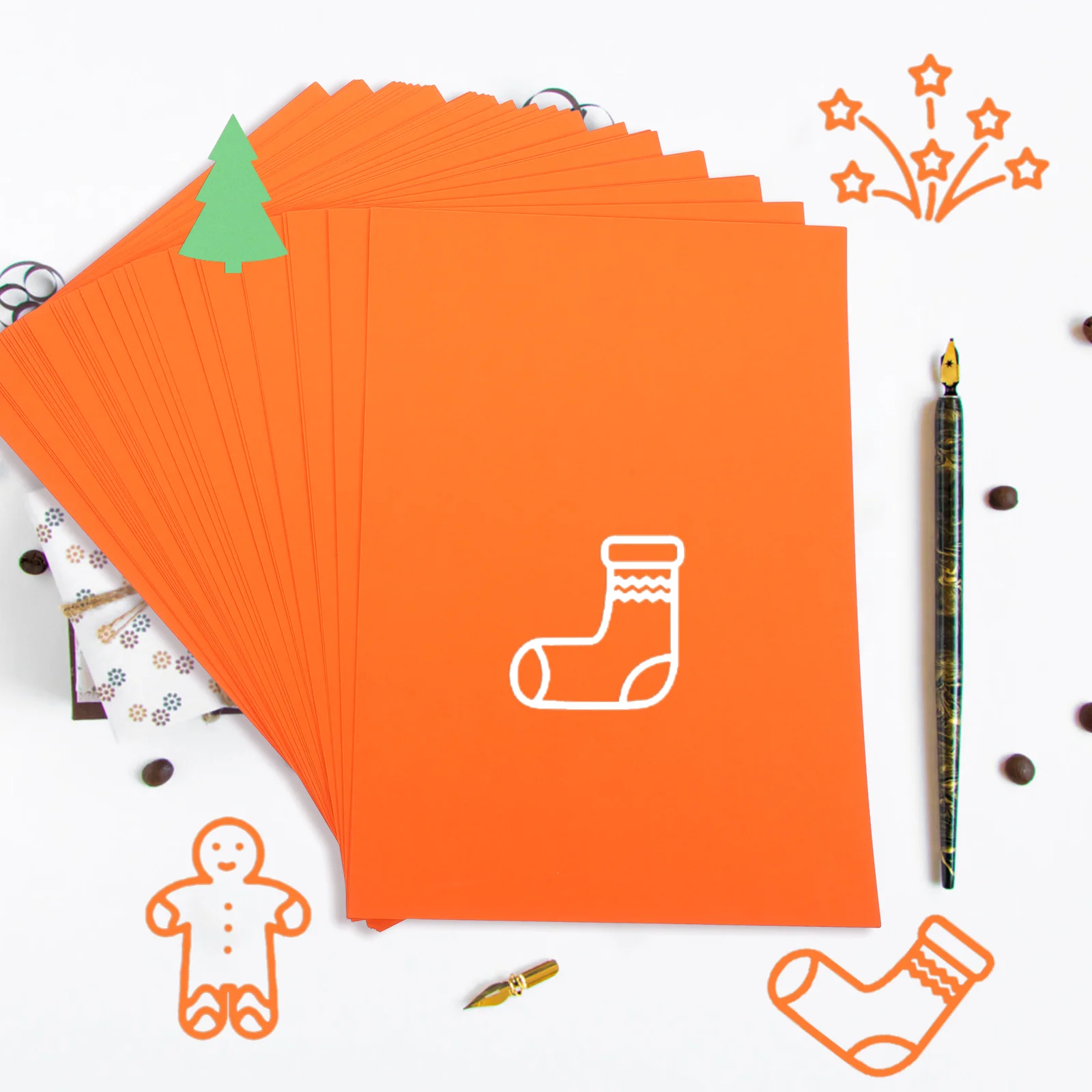 50 Sheets Greeting Card A4 Color Cardboard Child Colored Printer Paper DIY Supplies