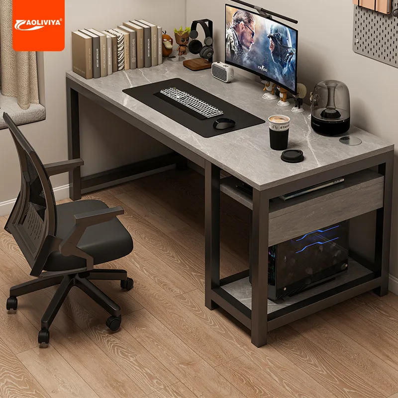 AOLIVIYA Computer Desk Desktop Simple Bedroom Desk Student Home Writing Desk Gaming Table Simple Rental House