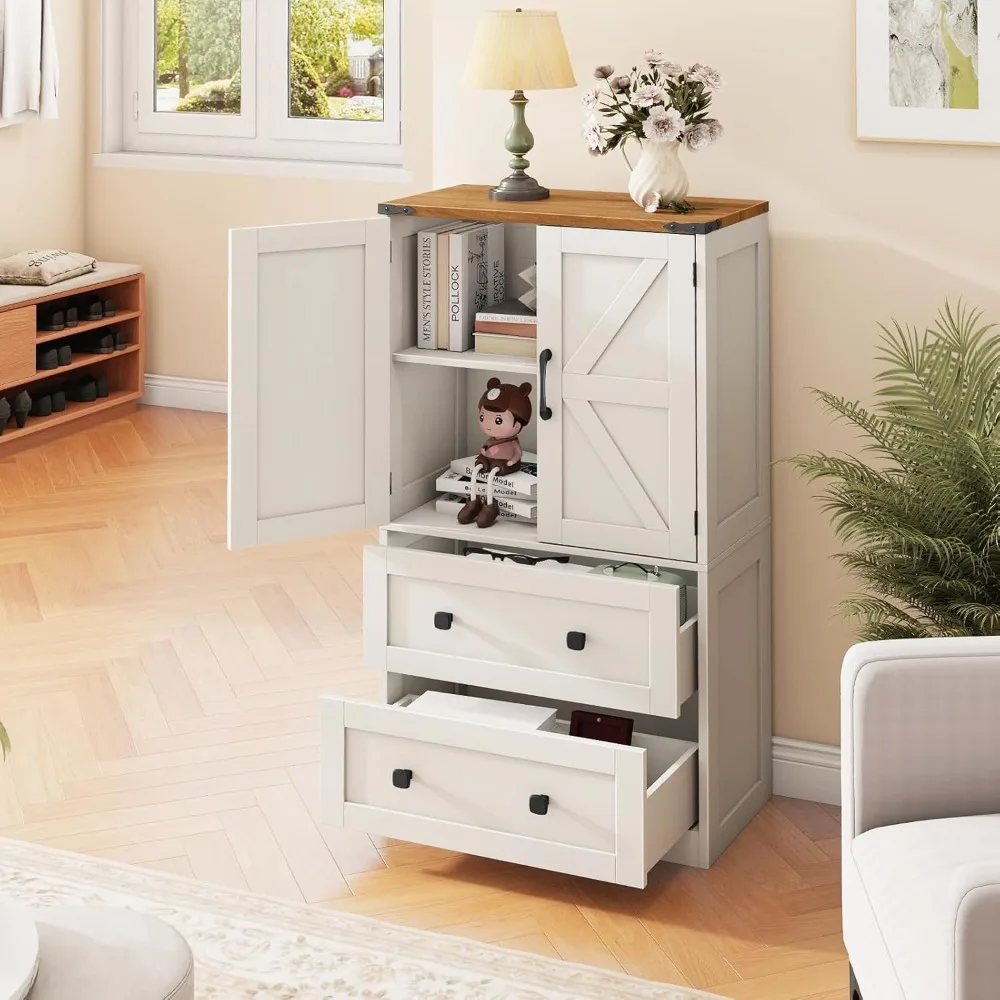 خزانة حمام ريفية على طراز المزرعة مع أدراج مزدوجة وأبواب حظيرة منزلقة