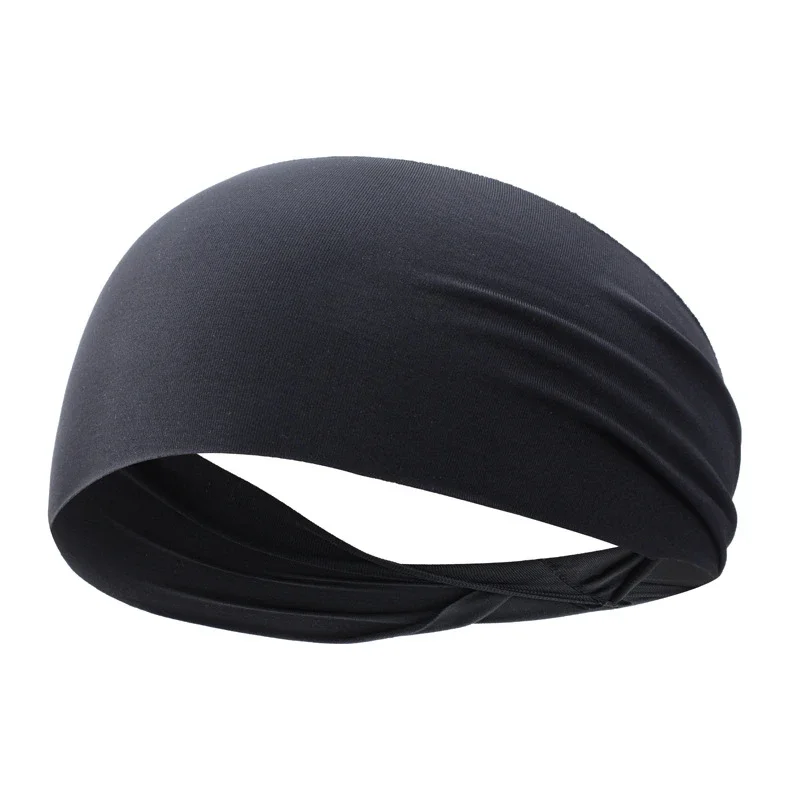 Elastische Sport-Stirnbänder, schweißabsorbierende Kopfbedeckung, schnell trocknendes Workout-Stirnband, rutschfeste, atmungsaktive Schweißbänder für Yoga, Laufen