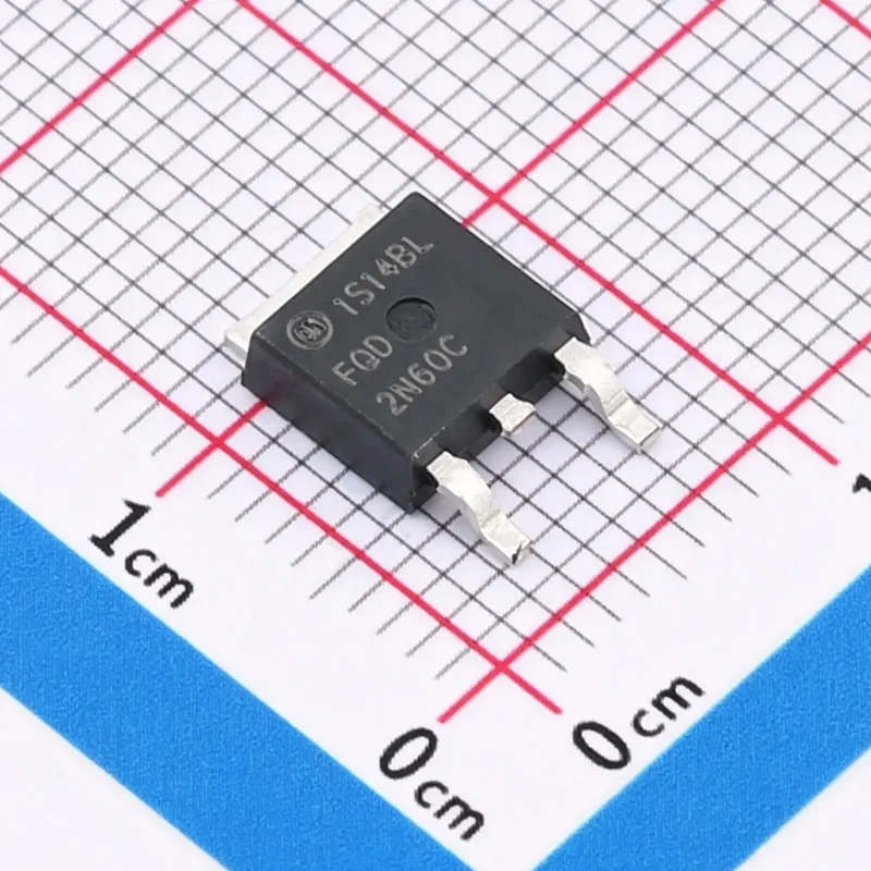 20PCS/LOT FQD2N60CTM marking FQD2N60C N-Channel 600 V 1.9A (Tc) 2.5W (Ta), 44W (Tc) Surface Mount TO-252AA