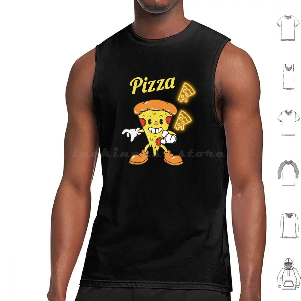 

Pizza Tank Tops Vest Sleeveless Pizza Pizza Tower Peppino Food Pizza Tower Game Tower Pizza Lover Pack Gustavo Set Frog