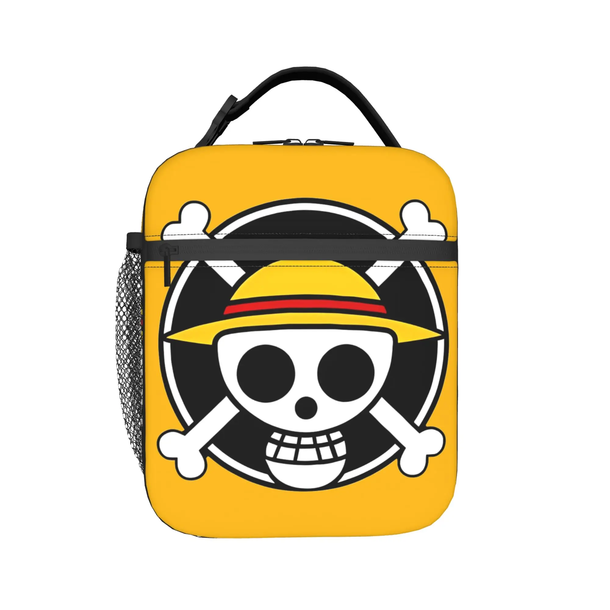 

Insulated Lunch Bag luffys o-one-piece-e zoro Merch Storage Food Box Harajuku Cooler Thermal Lunch Box For School