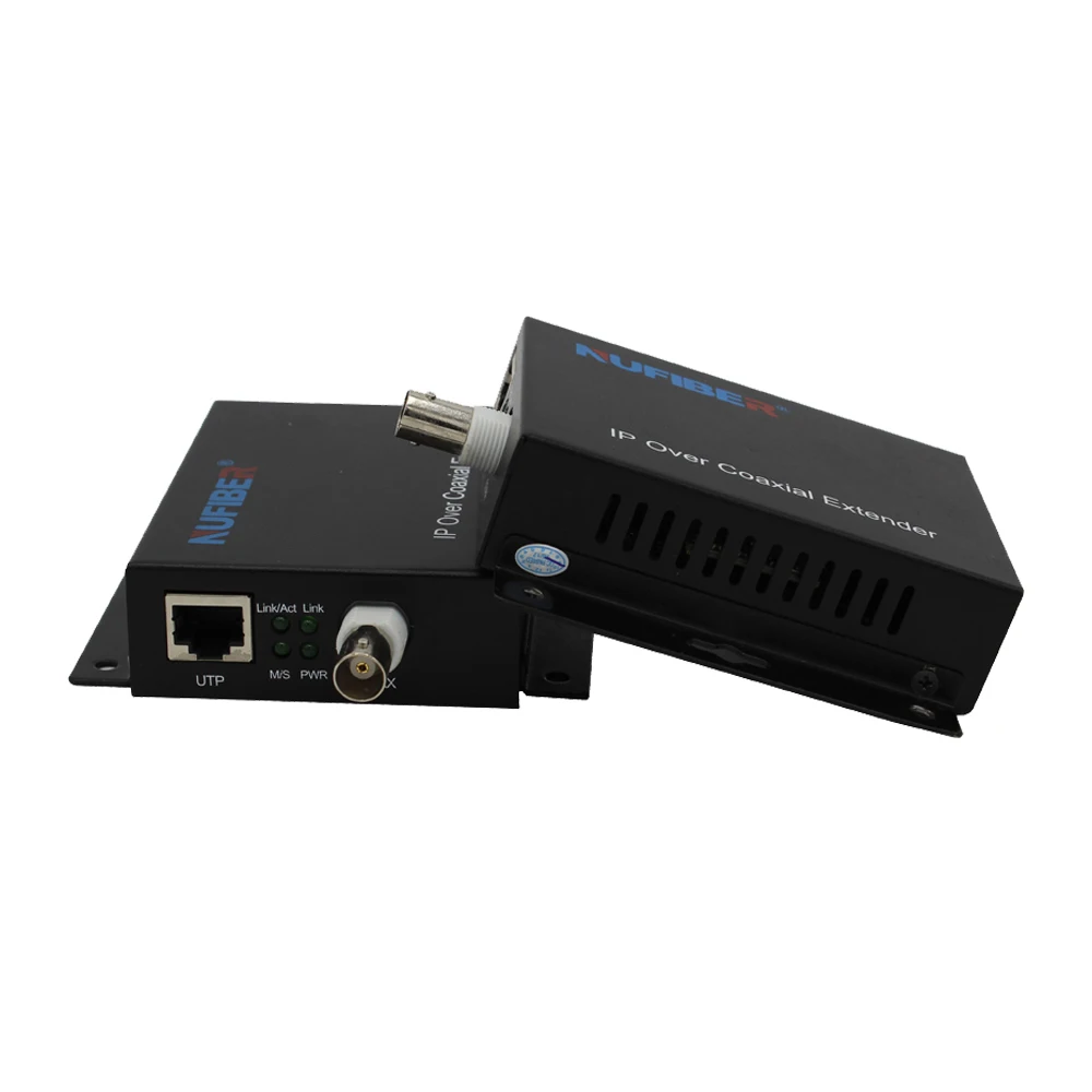 موسع شبكة CCTV UTP محول محوري مع 10/100 ميجابت في الثانية IP RJ45 إلى منافذ BNC DC12V محول الطاقة العرض