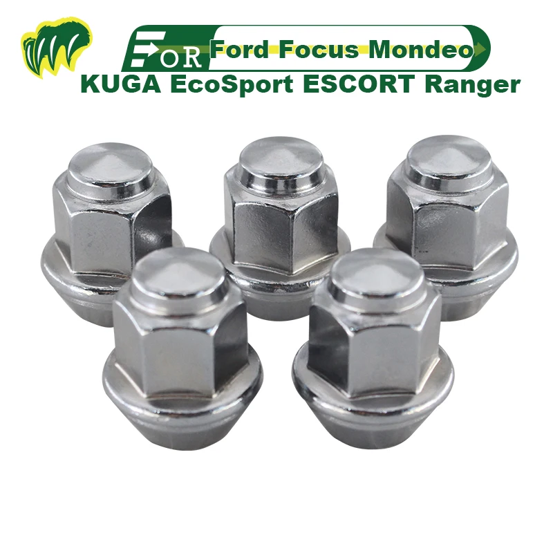 

For Ford Focus Mondeo KUGA EcoSport ESCORT ranger Tire Screws Wheel Hub Nuts End Nut Wheel Nut Wheel Bolts