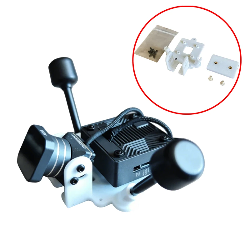 1Set FPV Image Transmission Bracket Gimbal Mount Camera Holder Compatible with Walksnail Moonlight Kit/Avatar HD V2/HD Pro Parts