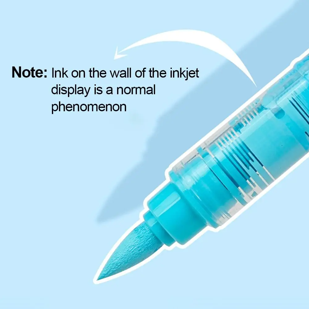 8-Colors Acrylic Marker Pen Quick-Drying Vibrant Colors Painting Colour Pen Art Stationery Softhead Straight Liquid Marker