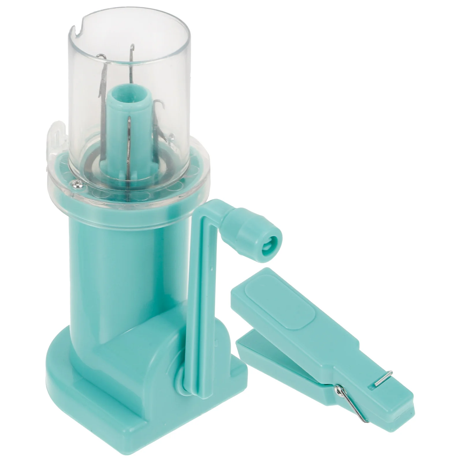 مطحنة الحياكة المدمجة البسيطة DIY آلة الحياكة اليدوية بكرة محمولة للملابس قبعة تزيين ملحقات الخياطة المتماسكة