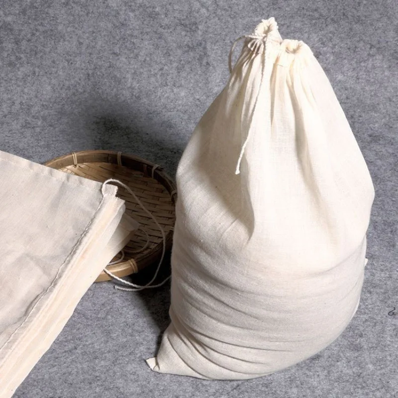 [Filter Bag] Soy Milk Filter Bag Superfine Pure Cotton Fiber Cloth Bag Soup Bag Salt Water Bag Squeeze Bag Tofu Bag