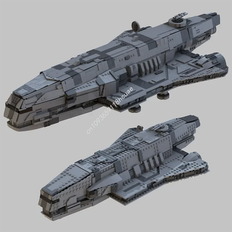 891PCS Star Battle Playscale Imperial Gozanti-Class Cruiser Creative Children Brick Toy Birthday Building Holiday Gift Blocks view 3