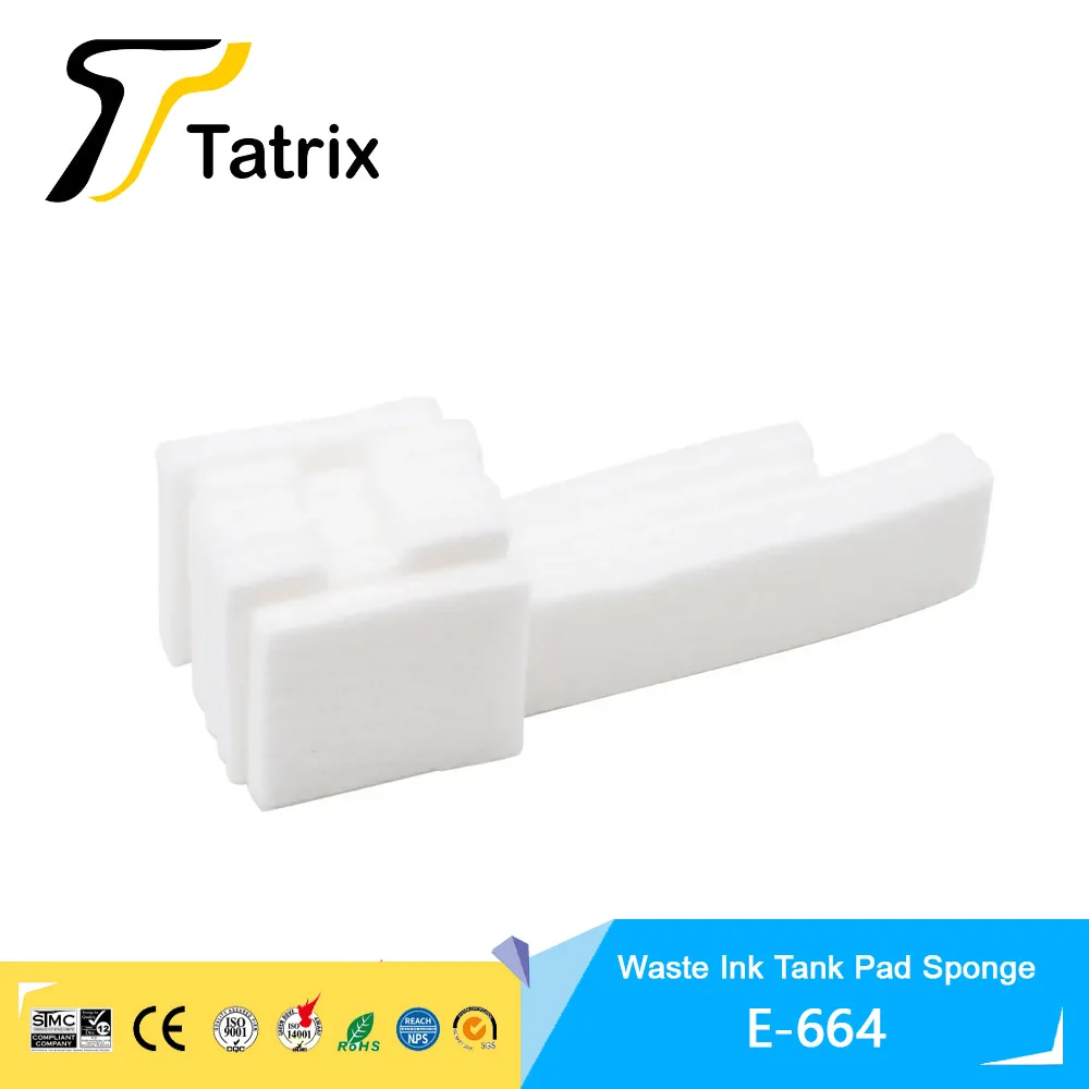 Tatrix T664 Waste Ink Tank Pad Sponge 664 for Epson XP-220/XP-225/XP-235/XP-240/XP-245 L110/L111/L130/L132/L210/ XP-2100 XP-2105