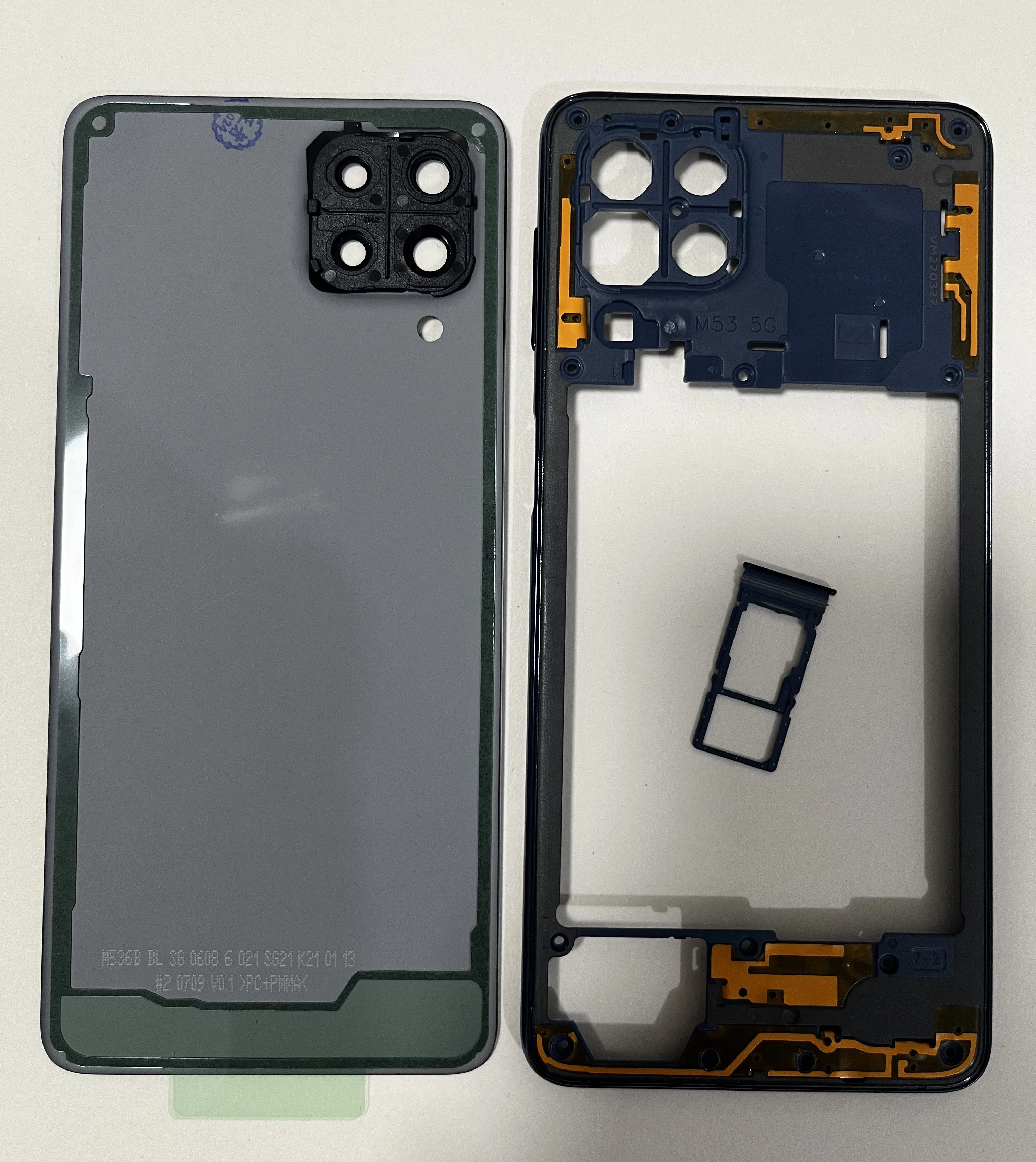 Pełna obudowa do Samsung Galaxy M53 5G M536 M33 M336 M52 M526 Środkowa rama + pokrywa baterii Tylne drzwiczki Obudowa z obiektywem Wymień — zdjęcie produktu 4