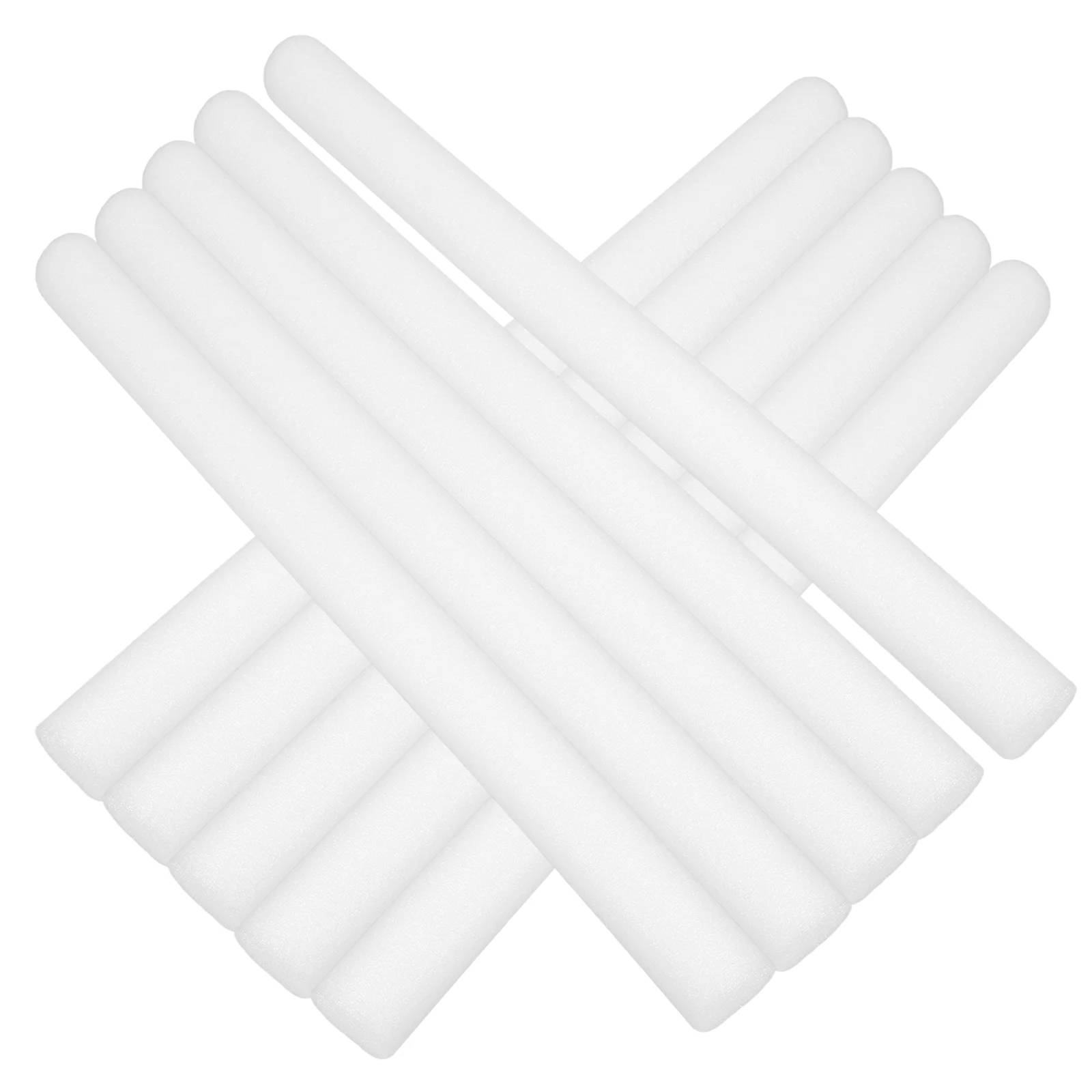 

10 Pcs Pearl Cotton Tube Foam Liners Delivery Rods Packing Inserts Solid Express Supply