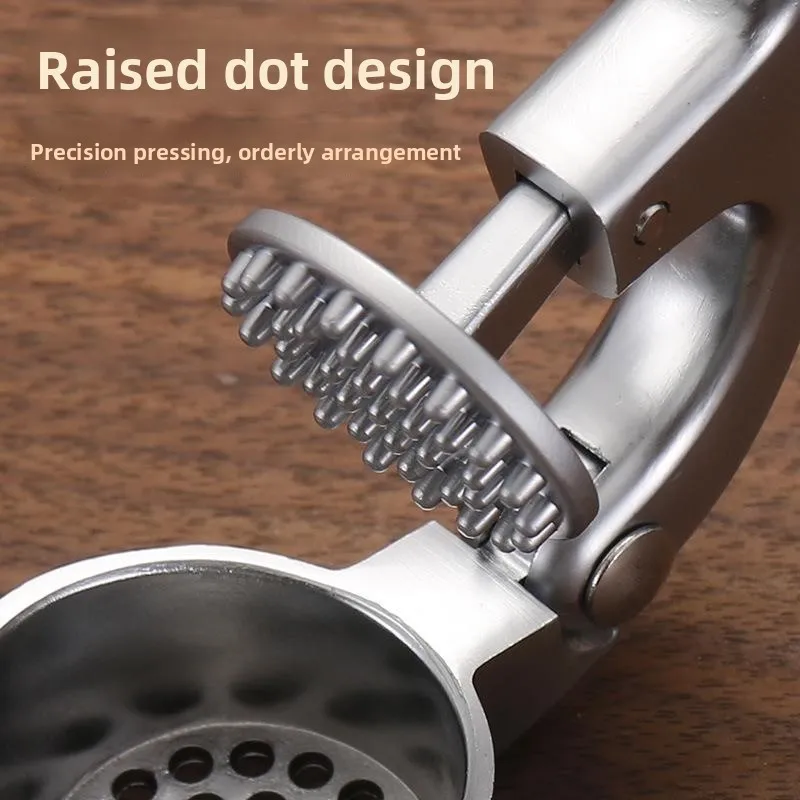 Zinc Alloy Garlic Smasher Kitchen Tool for Home Use DSG89064 Garlic Masher Cooking Tool Easy to Clean Durable And Reliable
