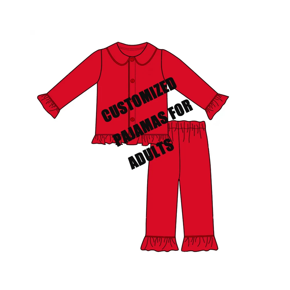 

Boutique Adult Pajamas Sets Dad Mommy Pajama Outfits Customized Pajamas For Adults