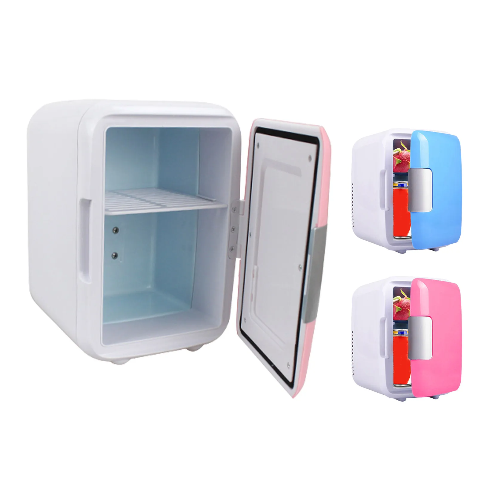 

4L 12V Portable Refrigerator / Mini Refrigerator Suitable For Food, Beverage, Home, Office, Dormitory, Car Refrigerator Dual-Use