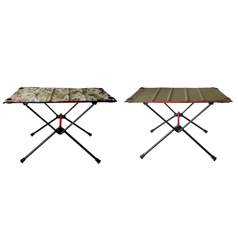 

SUNDICK Outdoor Folding Table Aluminum Alloy Camping Table A & SUNDICK Foldable Camping Table Army Green