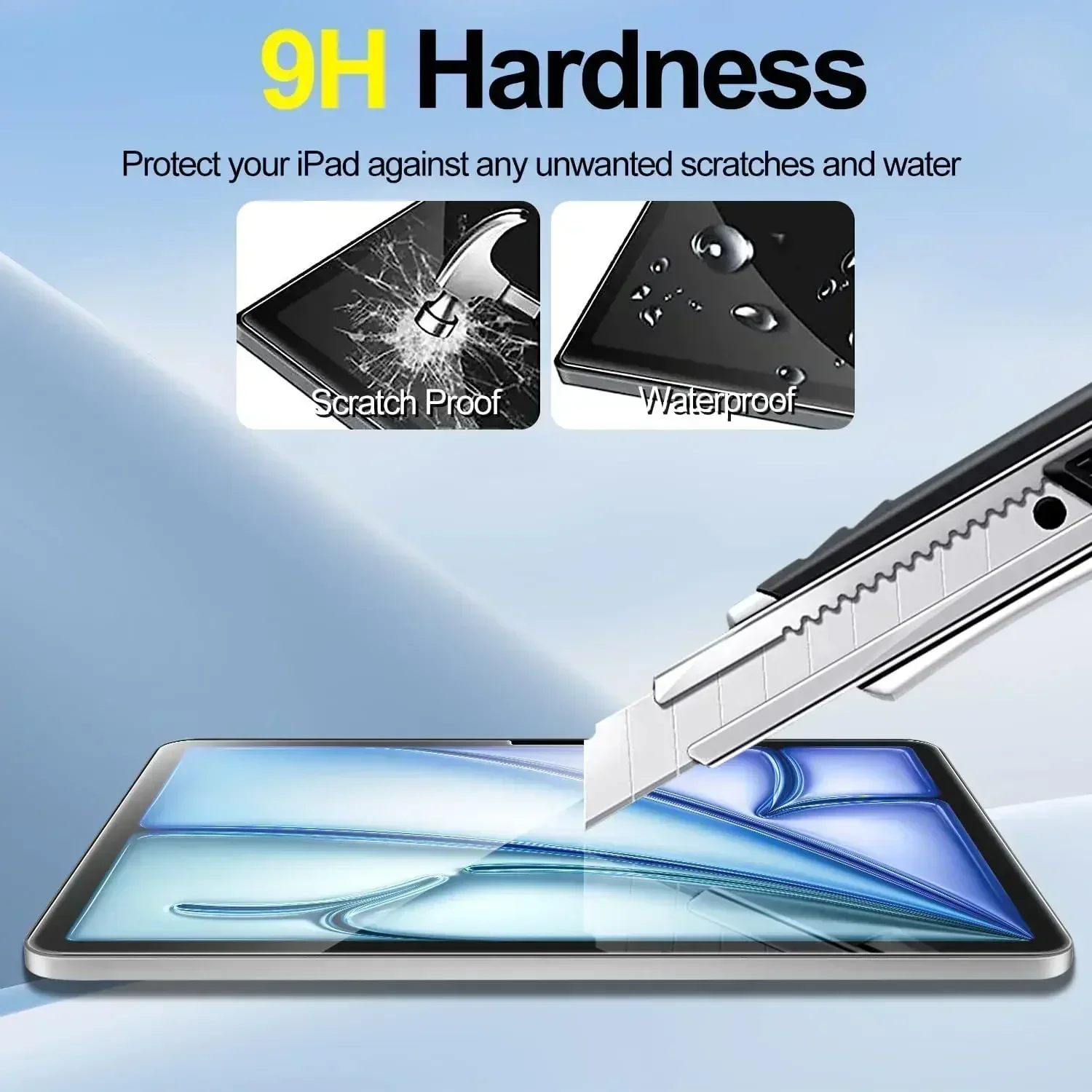 For iPad Air 11 inch 2024 Tempered Glass Screen Protector Air 6th Generation A2899 A2900 Tablet Anti Scratch HD Protective Film