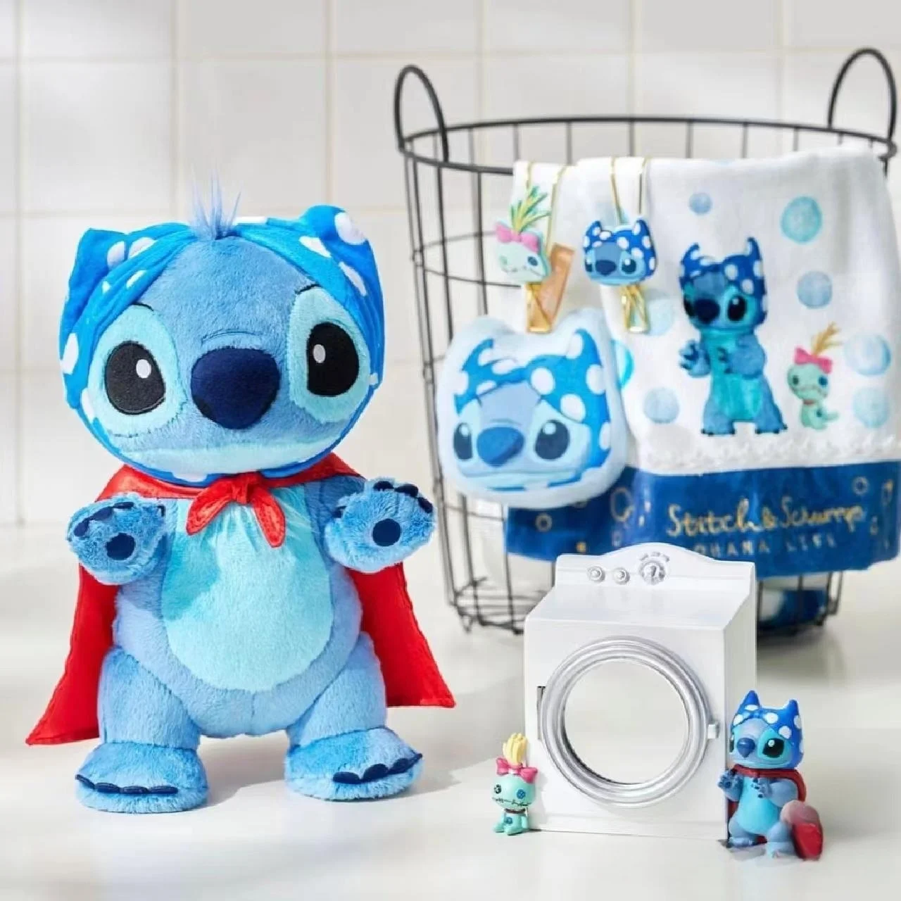 Disney Stitch Kawaii Plush Doll Anime Lilo & Stitch Cartoon Figure 30cm Pajama Cloak Stuffed Cute Toys Sleep Pillow Girl Gift