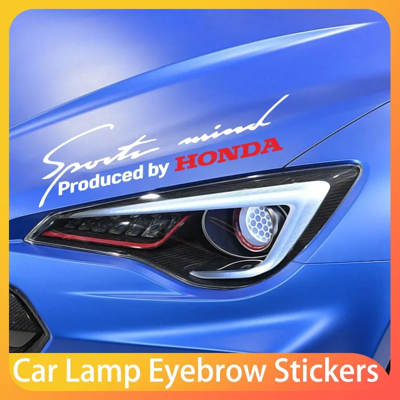 

Car Lamp Eyebrow Stickers Personalized Stickers For Honda Civic Fit Jazz Accord Pilot Passport Stepwgn CRV BRV HRV