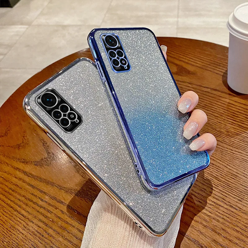 حافظة لهاتف Redmi Note 11 حافظة هاتف Redmi Note 11 Pro 5G حافظة هاتف Redmi Note 11s فاخرة مطلية بالكهرباء غطاء خلفي ناعم ممتص للصدمات #4