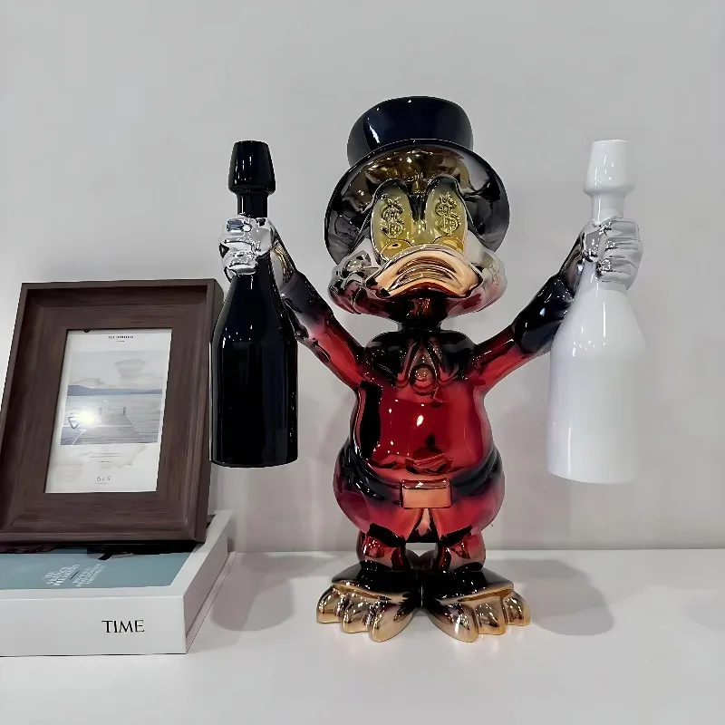 Modern Resin Crafts, Trendy Electroplating Sculptures, Living Room Entrance Decorations With A High-end Feel