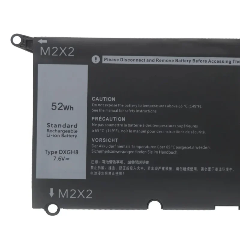 Compatible for Dell XPS13 9370 9380 9305 7390 P82G HK6N5 DXGH8 Battery High-Quality Long‑Lasting Battery Life Fast Shipping