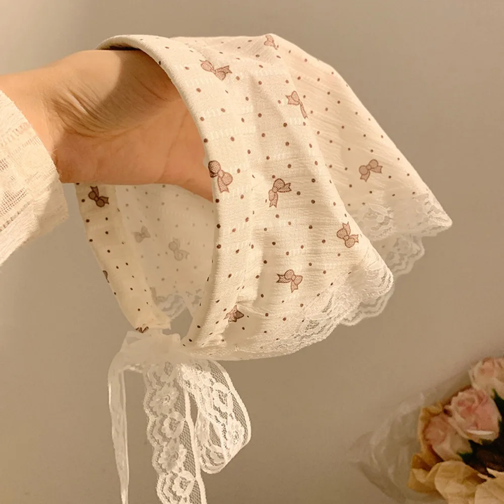 

Сказочный сладкий хлопковый платок с цветочным принтом, мягкая лента, кружевной треугольный шарф, тюрбан, бандана, шарф для волос с принтом для женщин и девочек