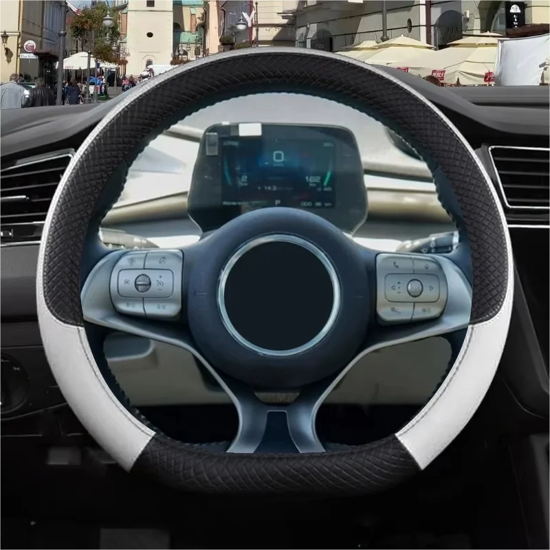 

Для BYD Dolphin автомобильный чехол на руль из искусственной кожи, нескользящий, 8 цветов, автоаксессуары, быстрая доставка