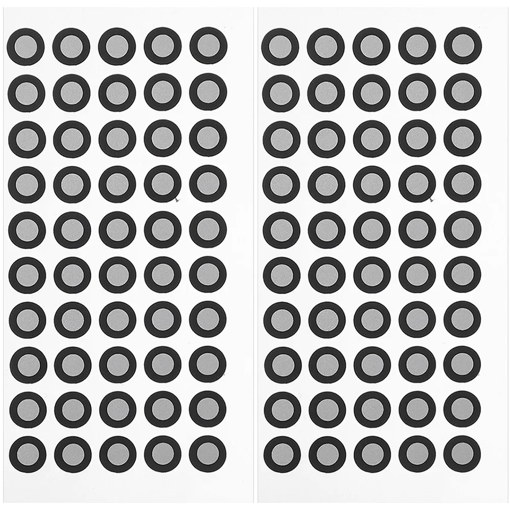 2Sheets Easy Tear Reflective Film Marking Points for 3D Scanner Smooth Surface Scanning Car Cup Scanning Reference Positioning