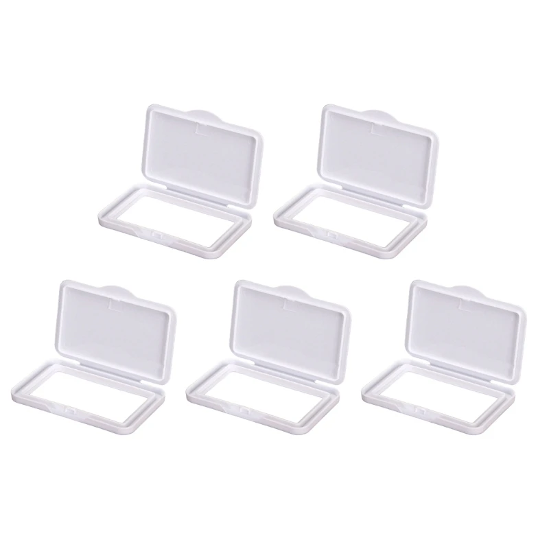 Set of 5pcs Baby Wet Tissue Box Lid Easy Access and Clean Storage Tissue Paper Container Dirtproof Protectors Cover