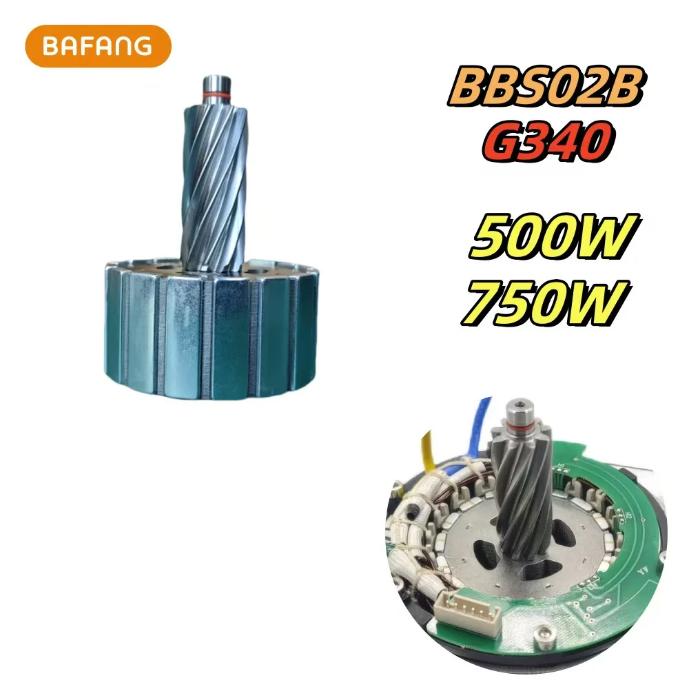 BaFang Electric Bicycle Accessories Central Motor BBS02B G340 Special Motor Rotor 36V500W 48V500W 48V750W