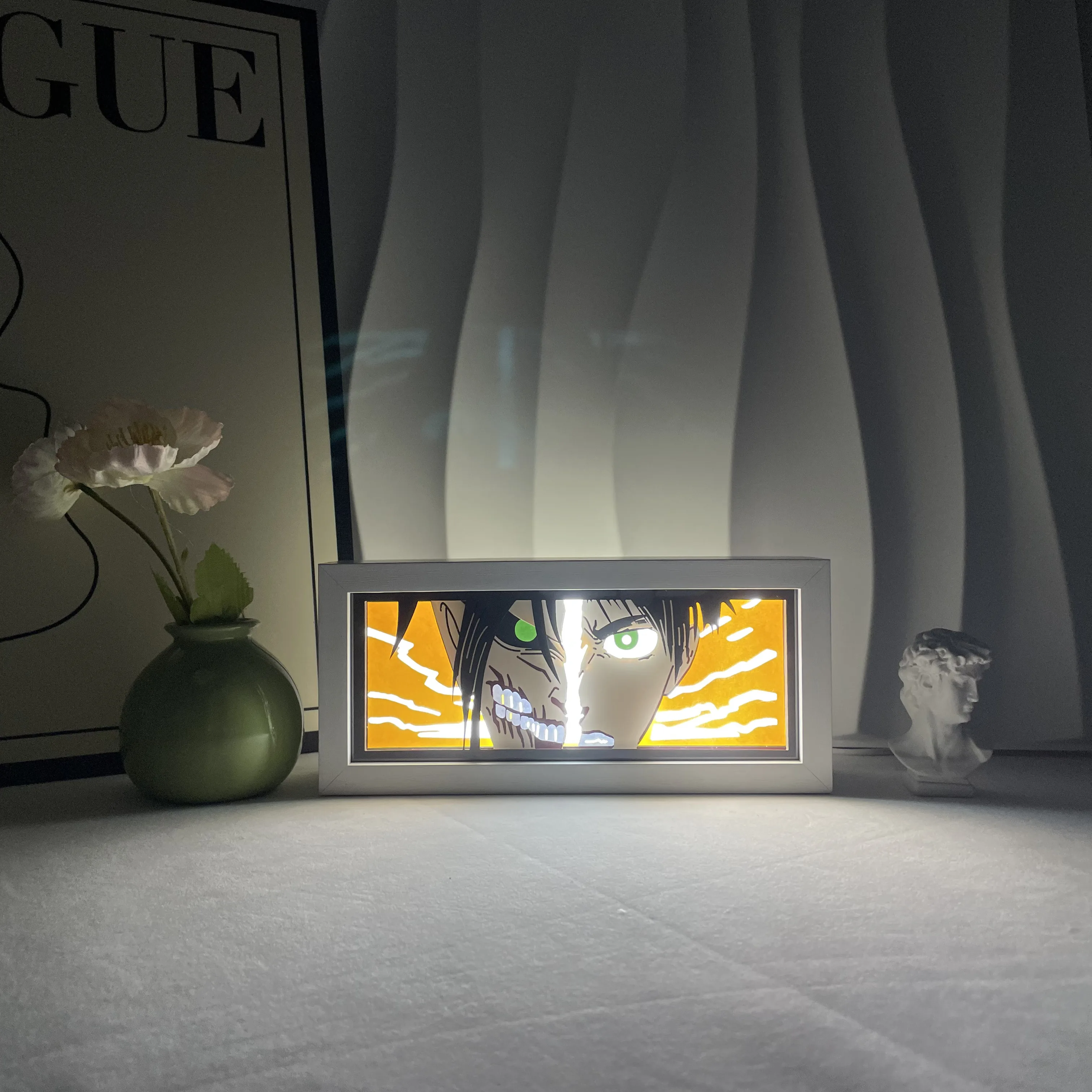 

New Design Anime Series Color Paper-Cut Light Remote Control Seven Color Change Party Room Cartoon Decoration Night Light