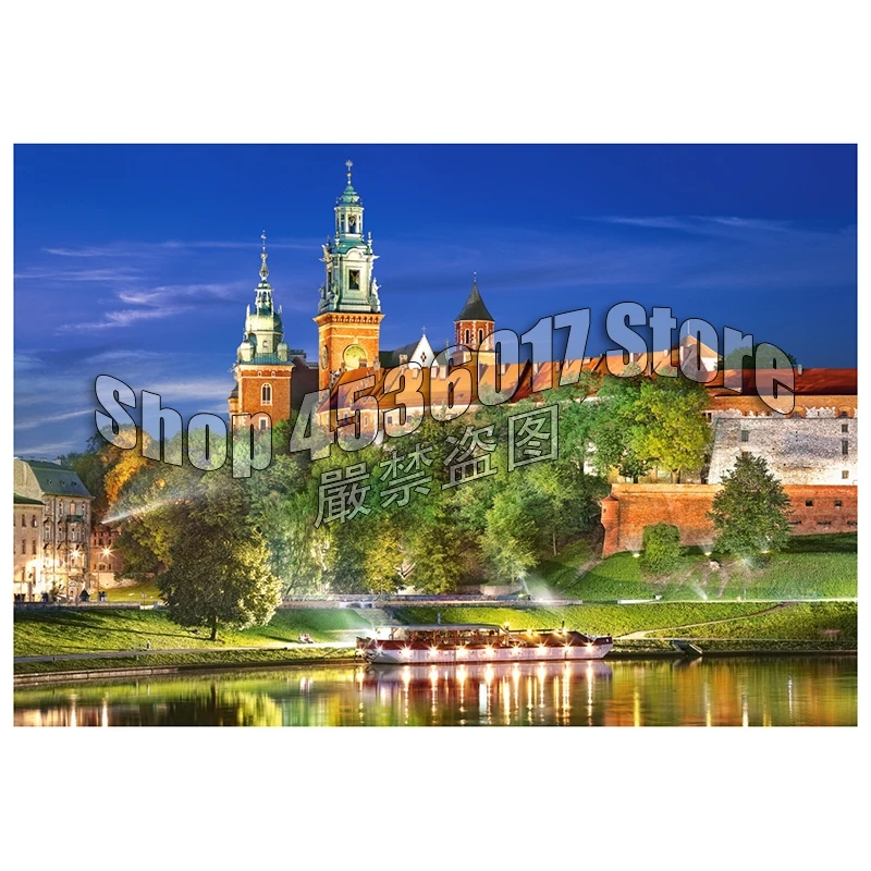 

Diamond Embroidery Wawel Castle Poland Landscape 5D Diy Diamond Painting Cross Stitch Full Mosaic ダイヤモンドアートdecoración hogar