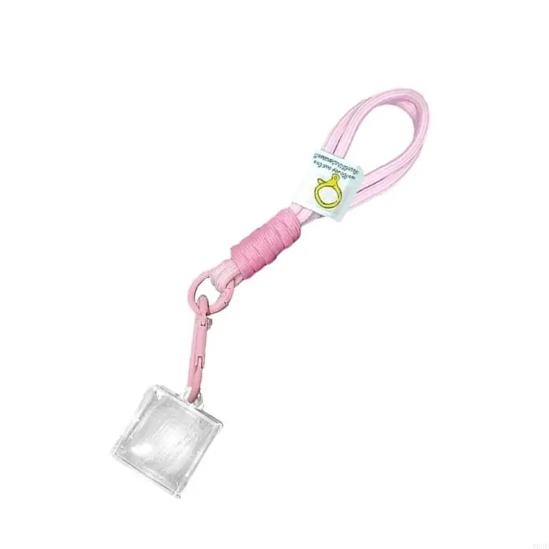 Artistic Acrylic Keychain With Pixel Filter Pattern Sturdy Lightweight Accessory For Keys Or Bag Charm Y08E
